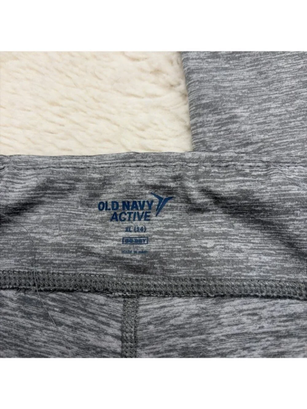 Old Navy Active Go Dry Multicolor Leggings Girls Extra Large 14 Play Ready